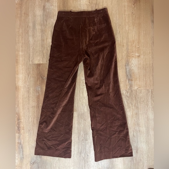 Aritzia Wilfred Francesca Velvet High Waist Pants - Picture 5 of 12